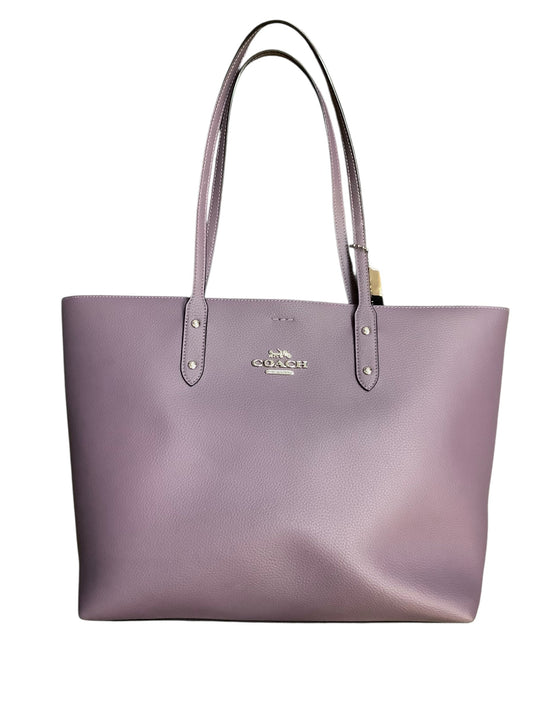 Handbag Designer By Coach In Purple, Size:Large