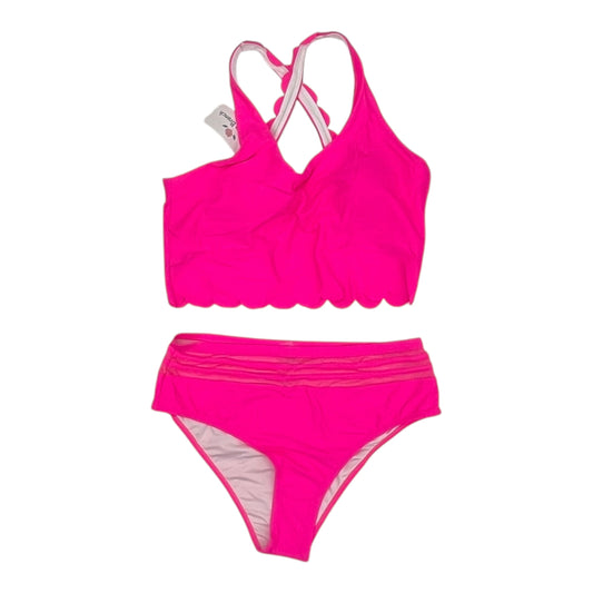 Swimsuit 2Pc By Papaya In Pink, Size:Xl
