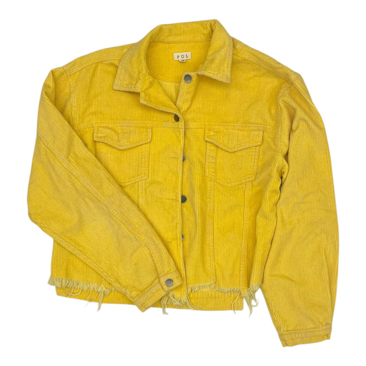Jacket Moto By Pol In Yellow, Size:M