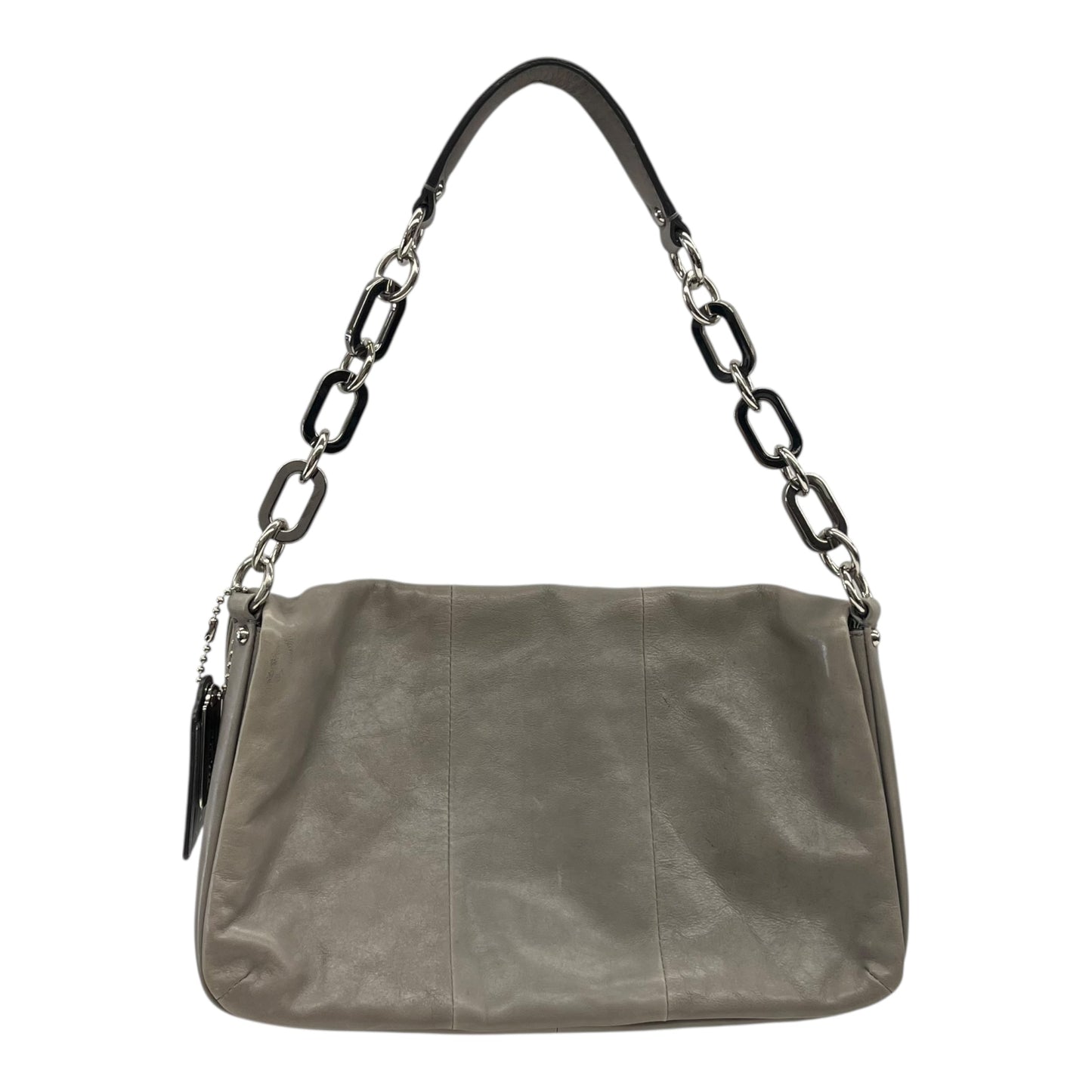 Handbag Designer By Coach In Grey, Size:Large