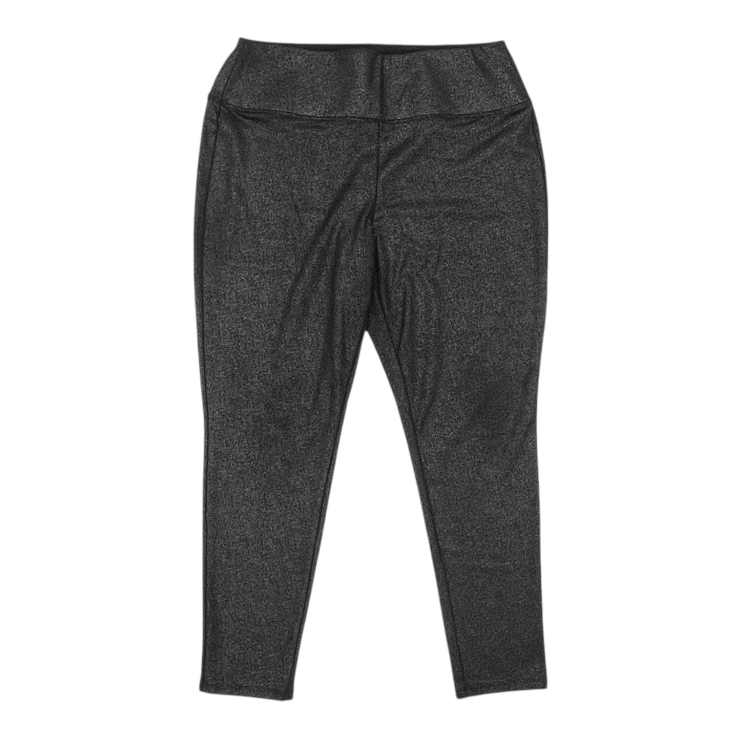Pants Leggings By Apt 9 In Black & Silver, Size:Xl