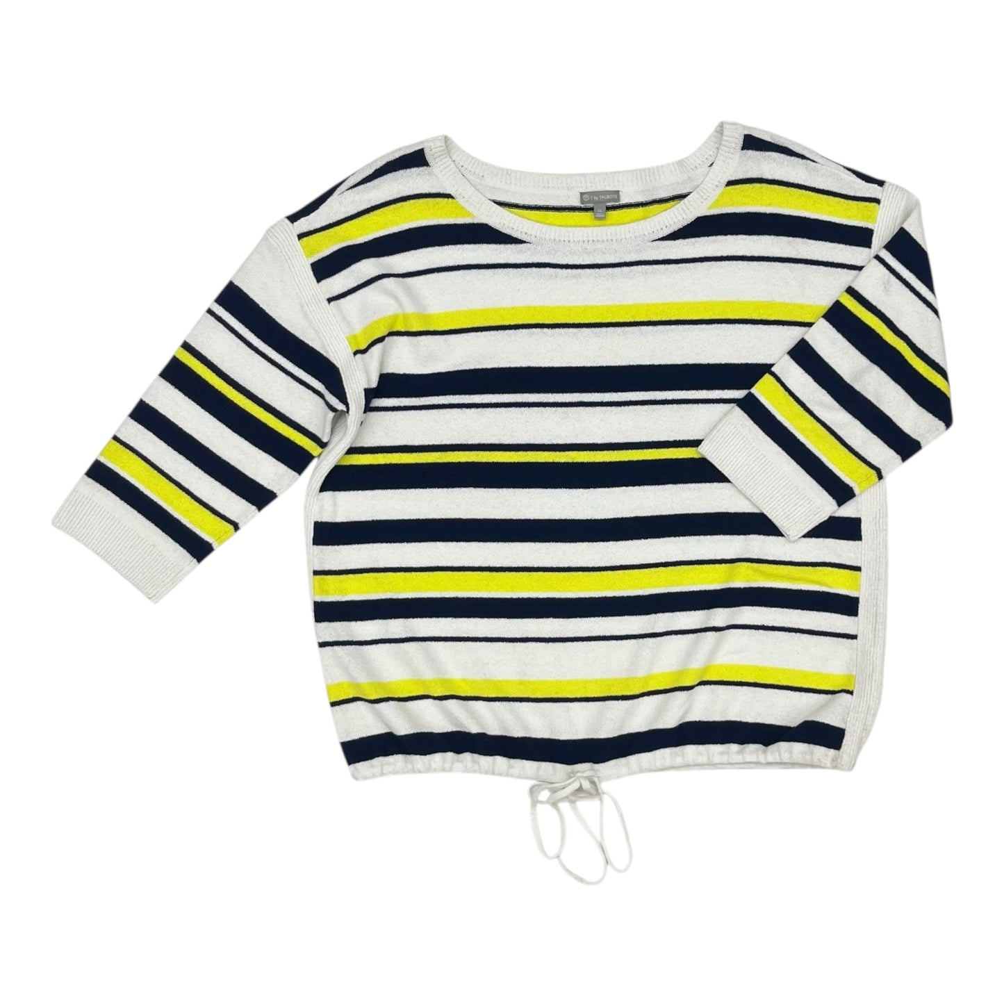 Sweater By Talbots In Striped Pattern, Size:Xl