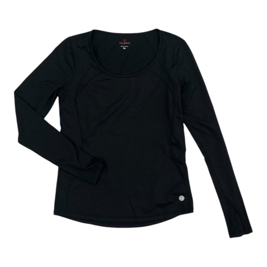 Athletic Top Ls Crewneck By Talbots In Black, Size:Sp