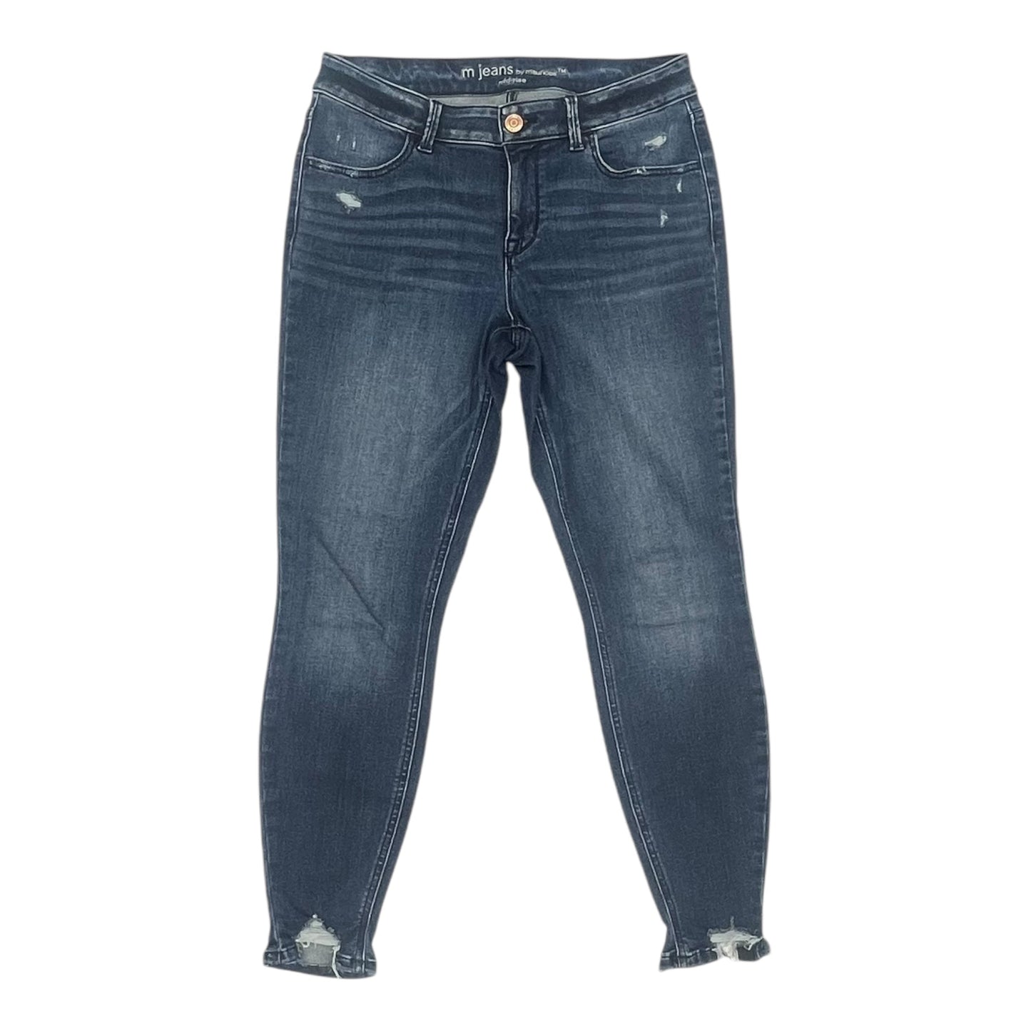 Jeans Skinny By Maurices In Blue Denim, Size:M