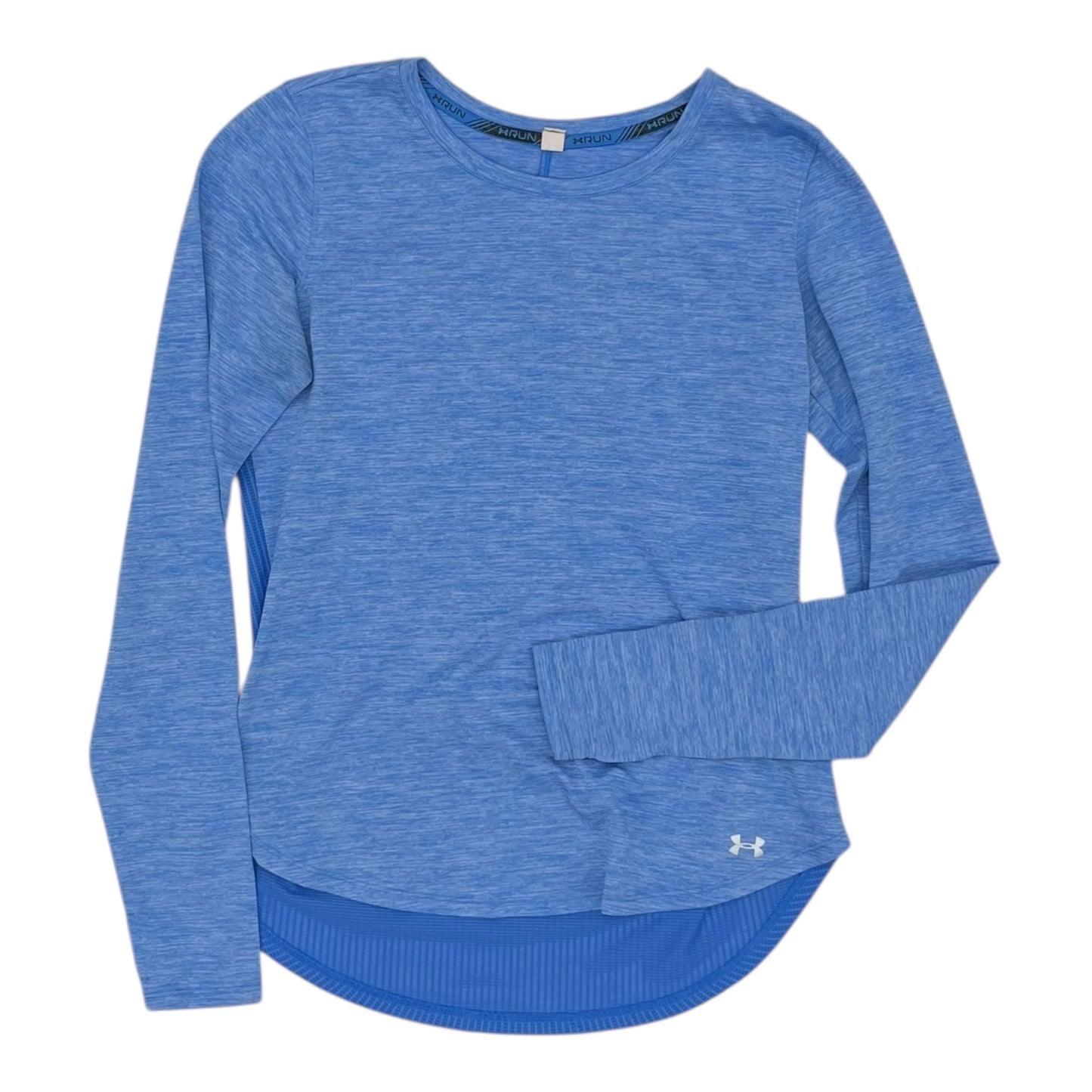 Athletic Top Ls Crewneck By Under Armour In Blue, Size:M
