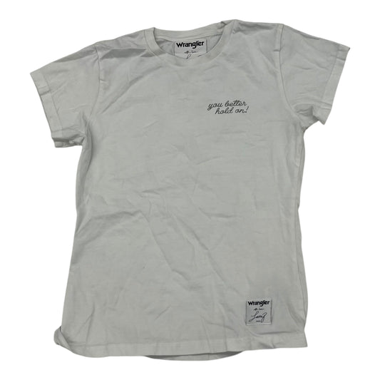 Top Ss By Wrangler In White, Size:M