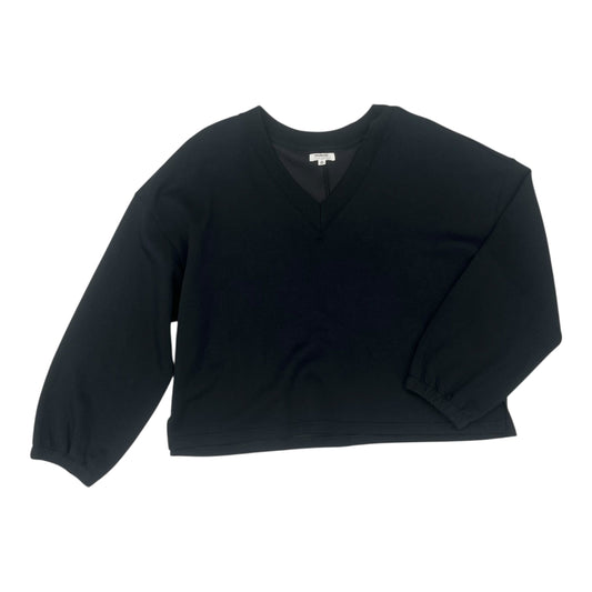 Sweatshirt Crewneck By Clothes Mentor In Black, Size:2X