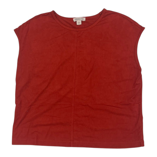 Top Ss By Coldwater Creek In Orange, Size:Lp