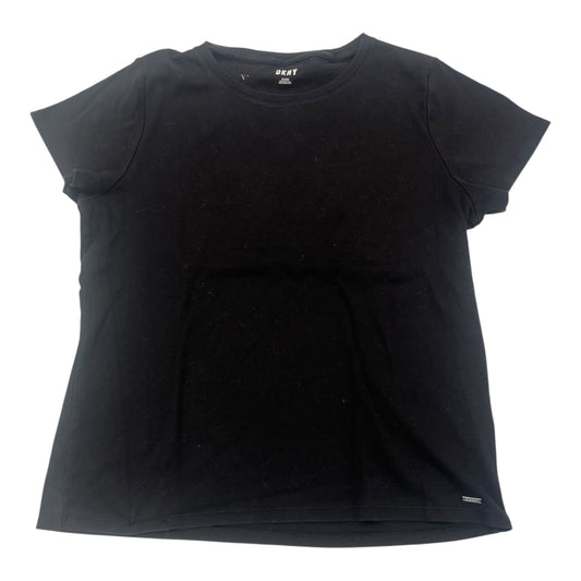Top Ss Basic By Dkny In Black, Size:Xl