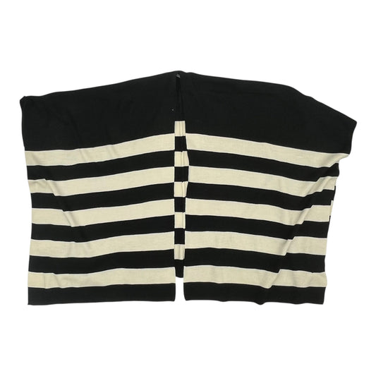 Shawl By Loft In Black & Tan, Size:Xs