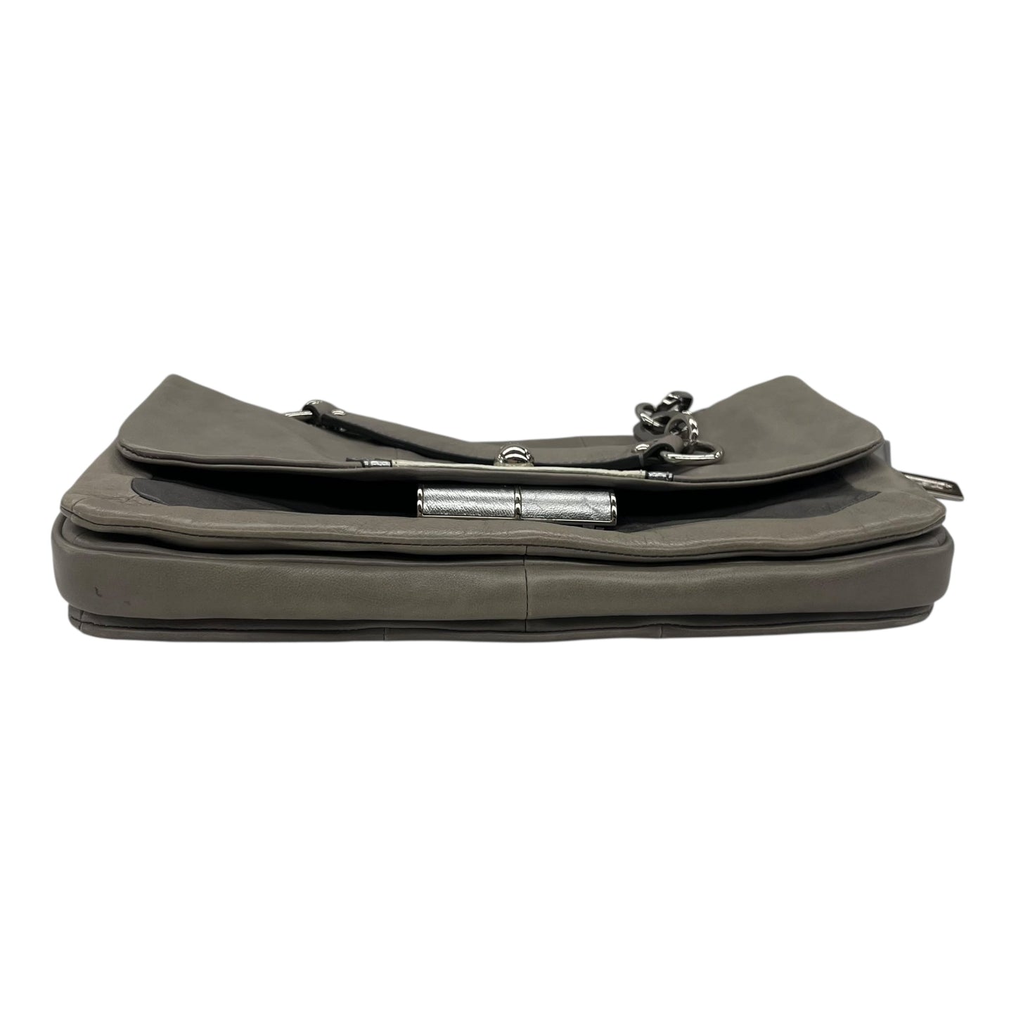 Handbag Designer By Coach In Grey, Size:Large