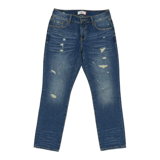 Jeans Boyfriend By Cabi In Blue Denim, Size:4