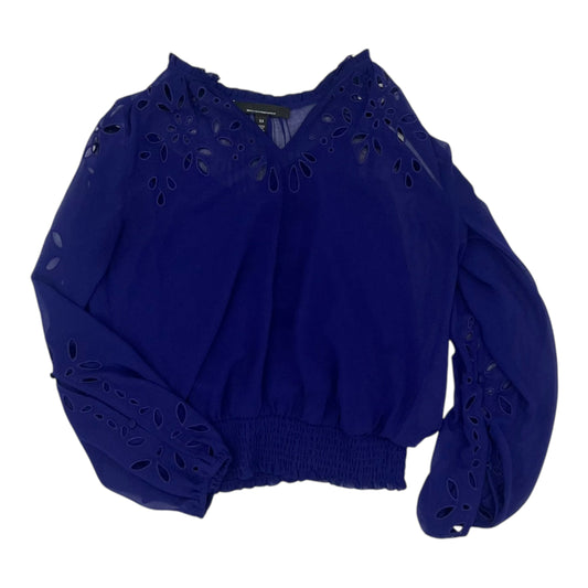 Blouse Ls By White House Black Market In Purple, Size:Xs