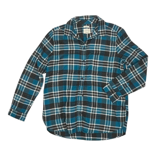 Top Ls By American Eagle In Teal, Size:L