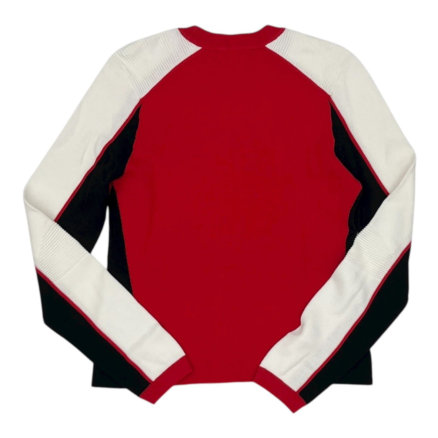 Sweater By Banana Republic In Black & Red, Size:M