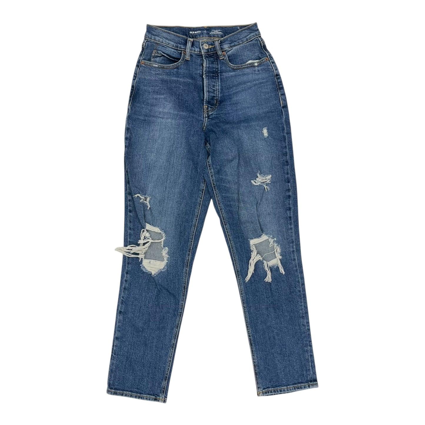 Jeans Straight By Old Navy In Blue Denim, Size:4L