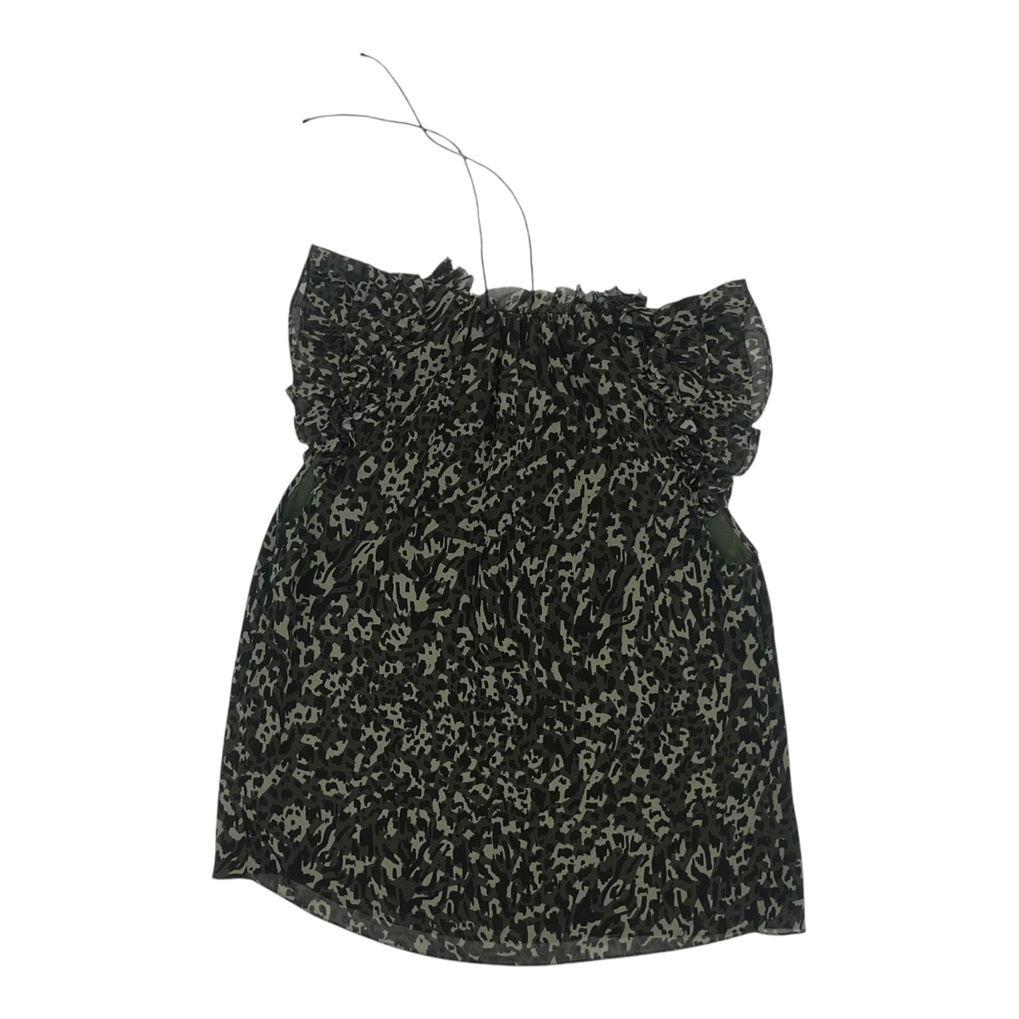 Blouse Ss By Clothes Mentor In Green, Size:Xs