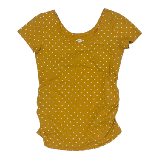 Mat Top Ss By Old Navy In Yellow, Size:S