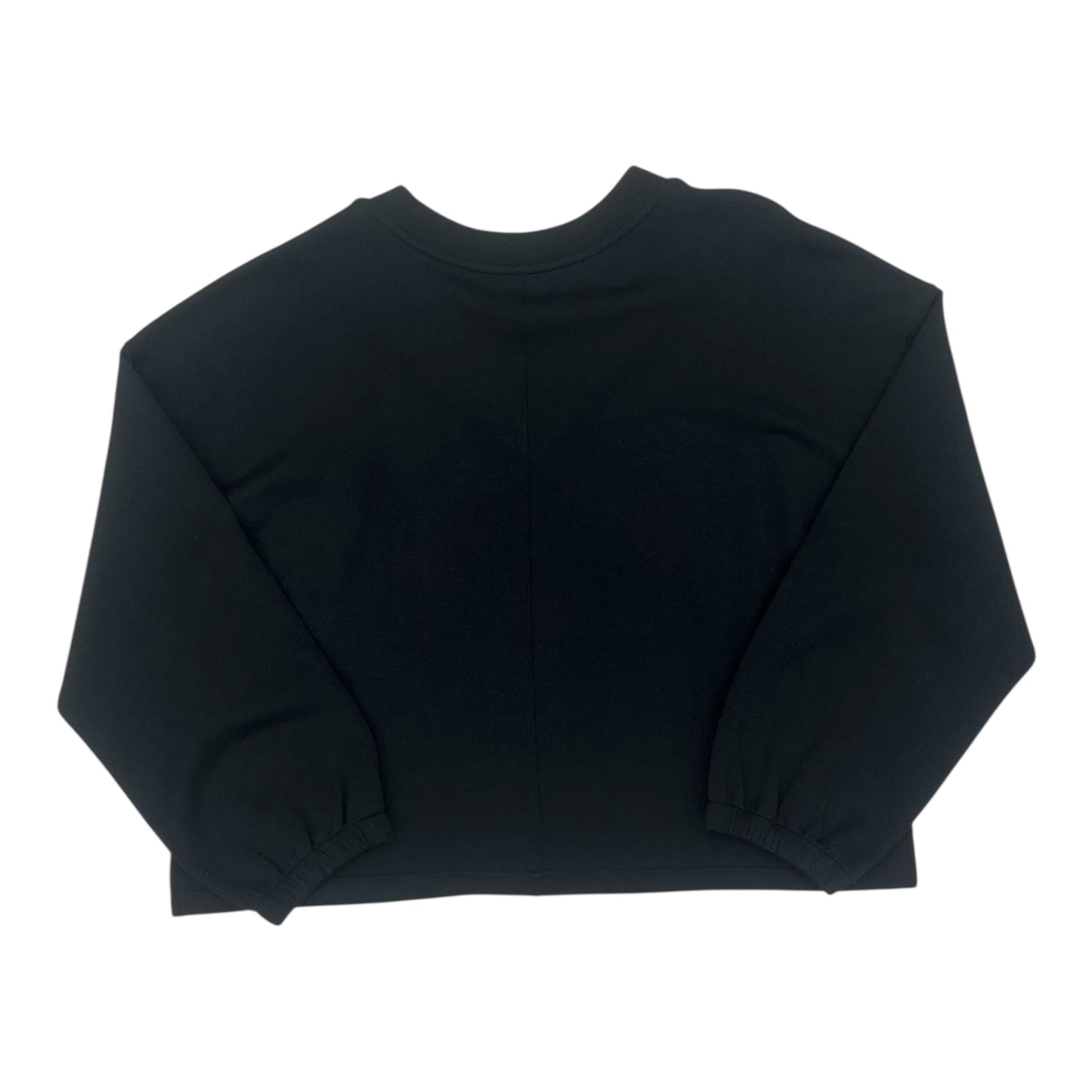 Sweatshirt Crewneck By Clothes Mentor In Black, Size:2X