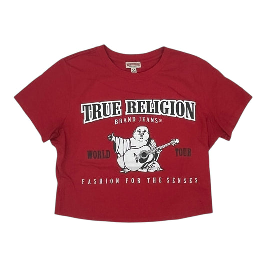 Top Ss By True Religion In Red, Size:Xl