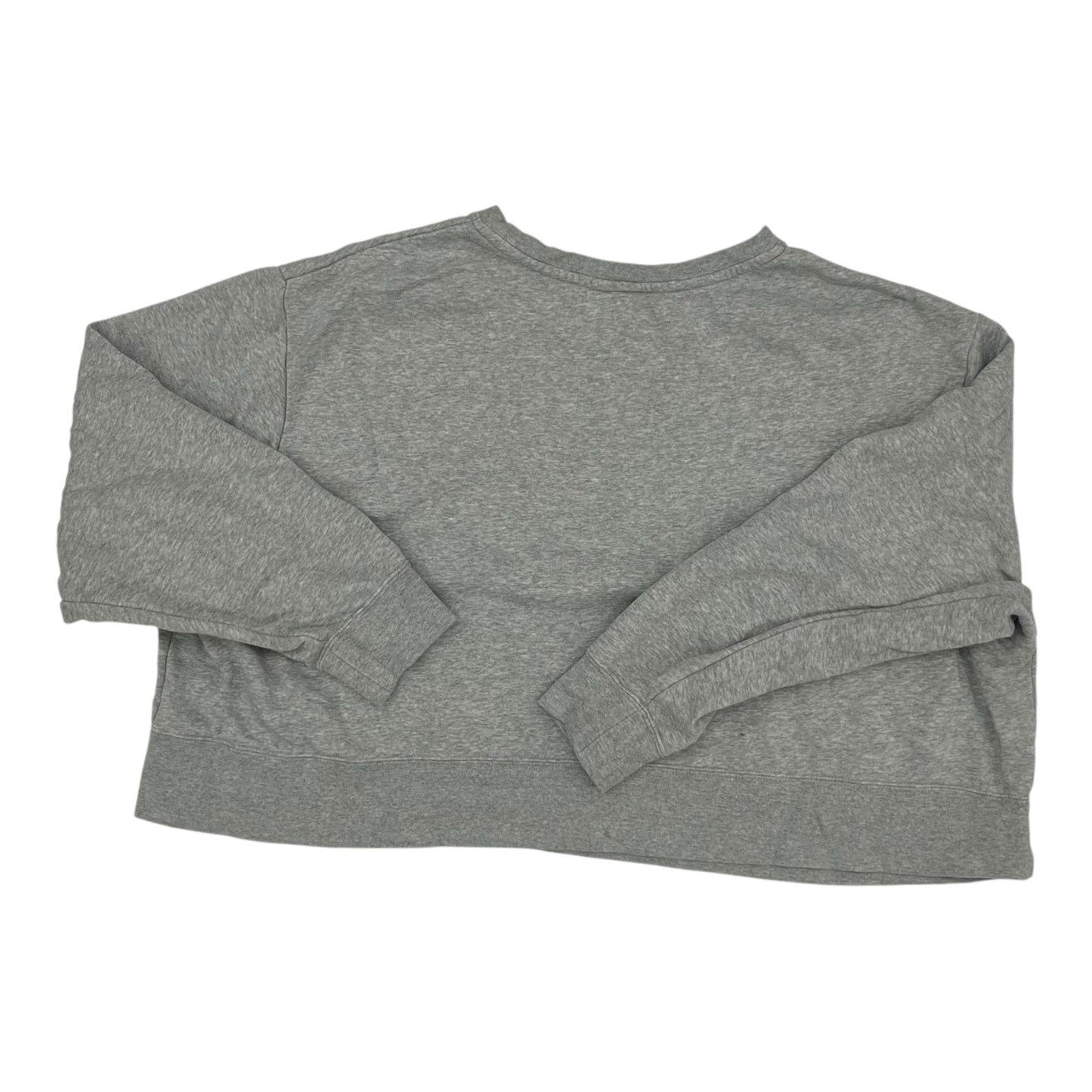 Athletic Sweatshirt Crewneck By Nike In Grey, Size:3X