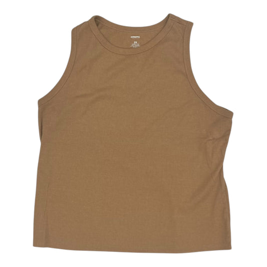 Tank Top By Sonoma In Brown, Size:2X