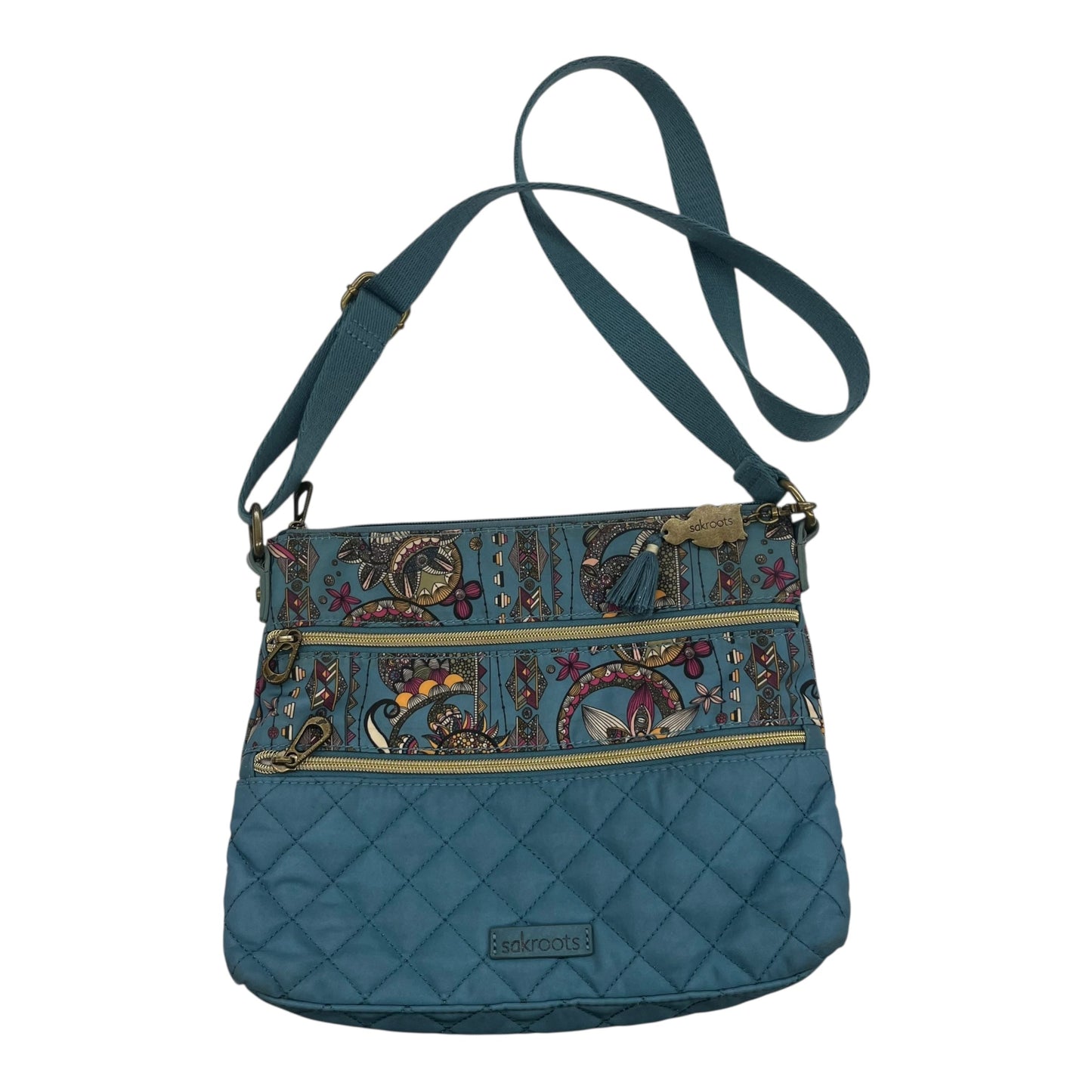 CROSSBODY by SAKROOTS In BLUE, Size: LARGE