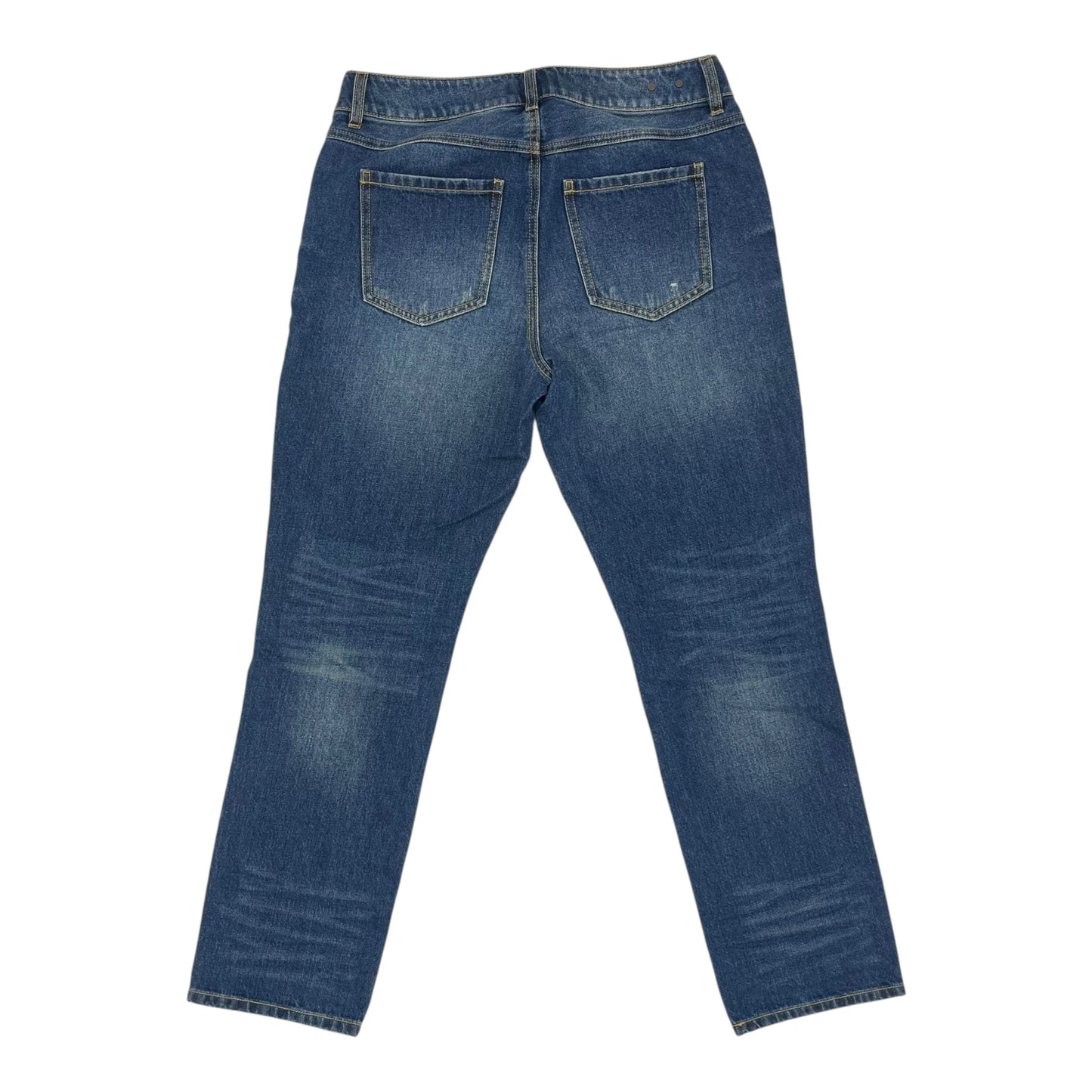 Jeans Boyfriend By Cabi In Blue Denim, Size:4
