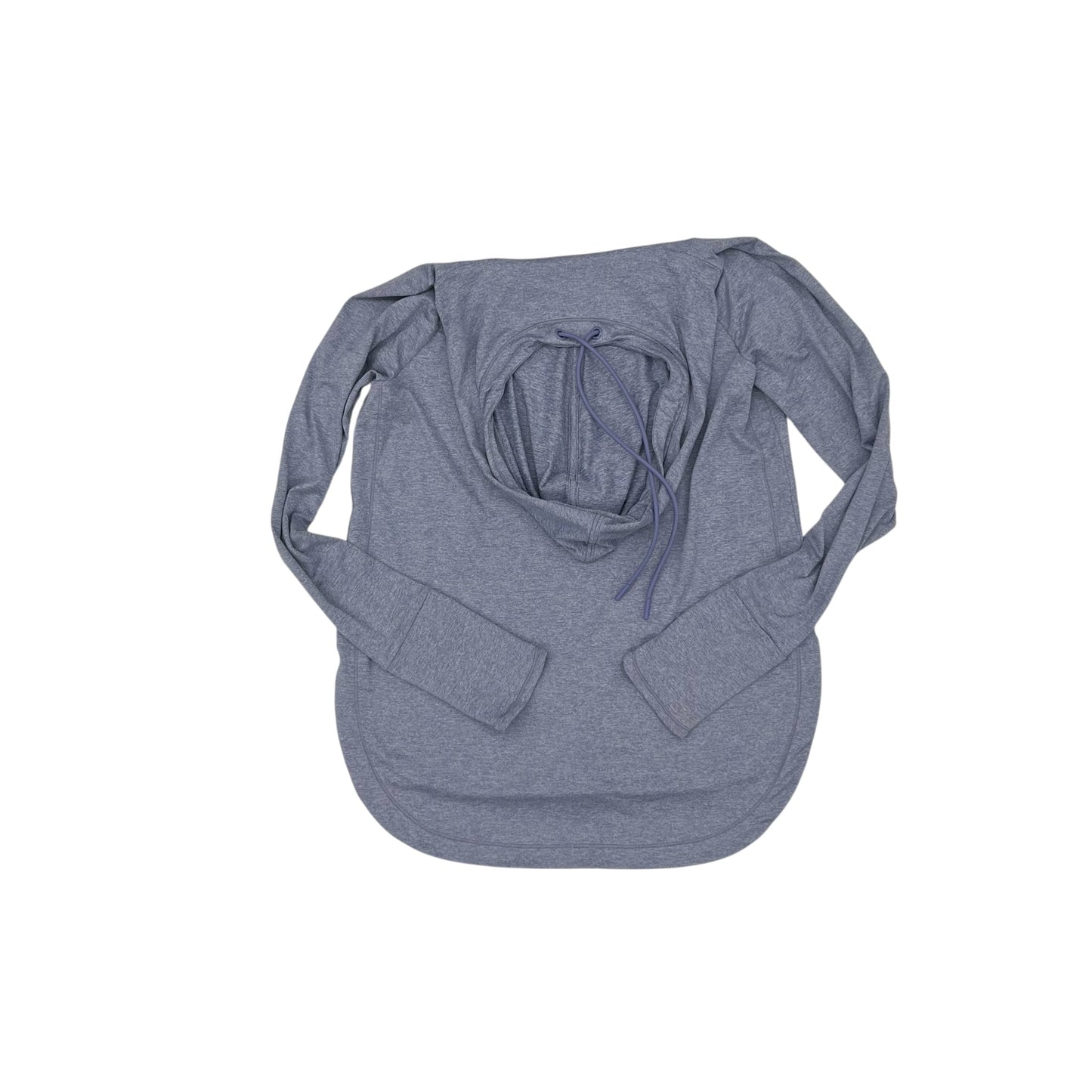 Athletic Top Ls Collar By Athleta In Blue, Size:S
