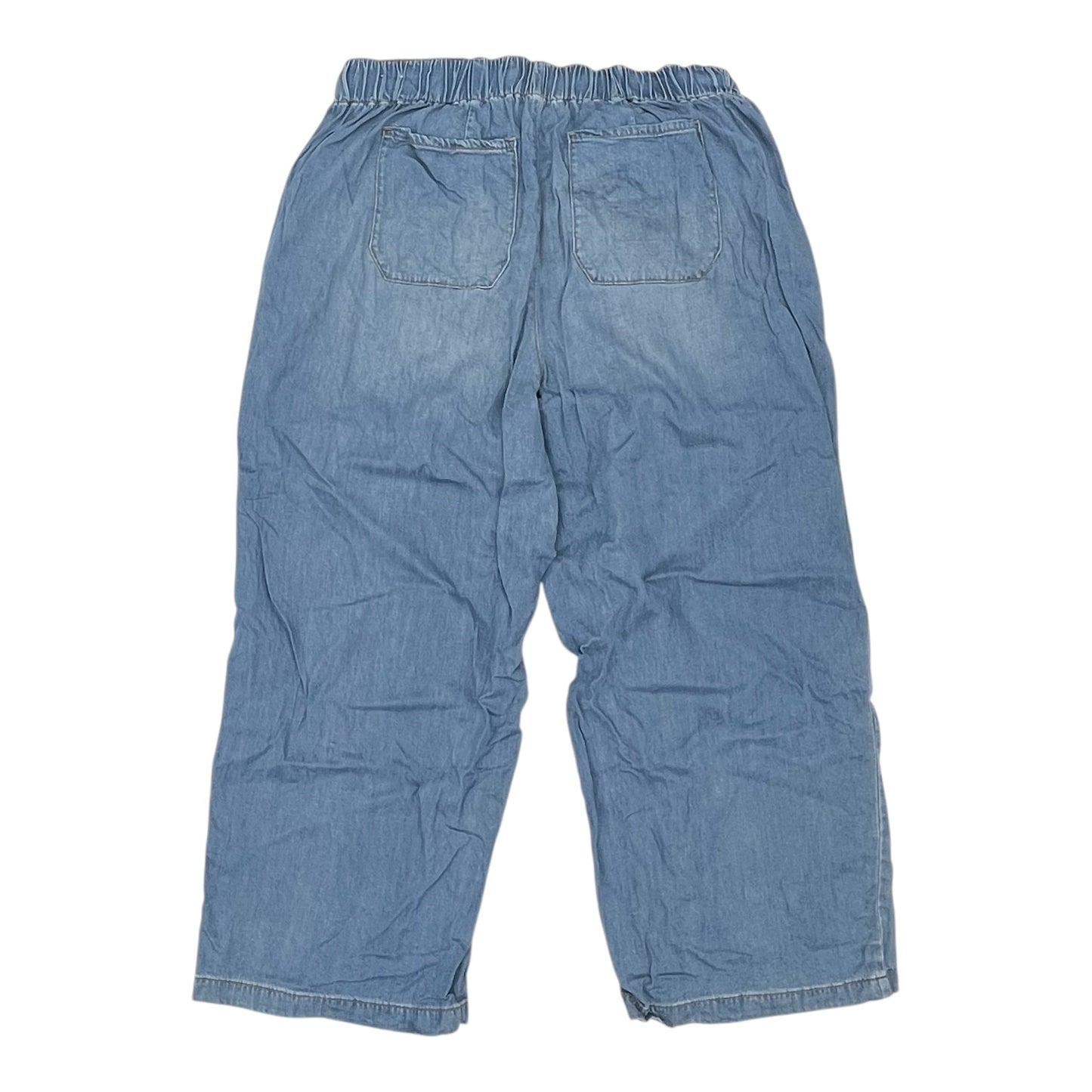 Jeans Wide Leg By Lane Bryant In Blue Denim, Size:16