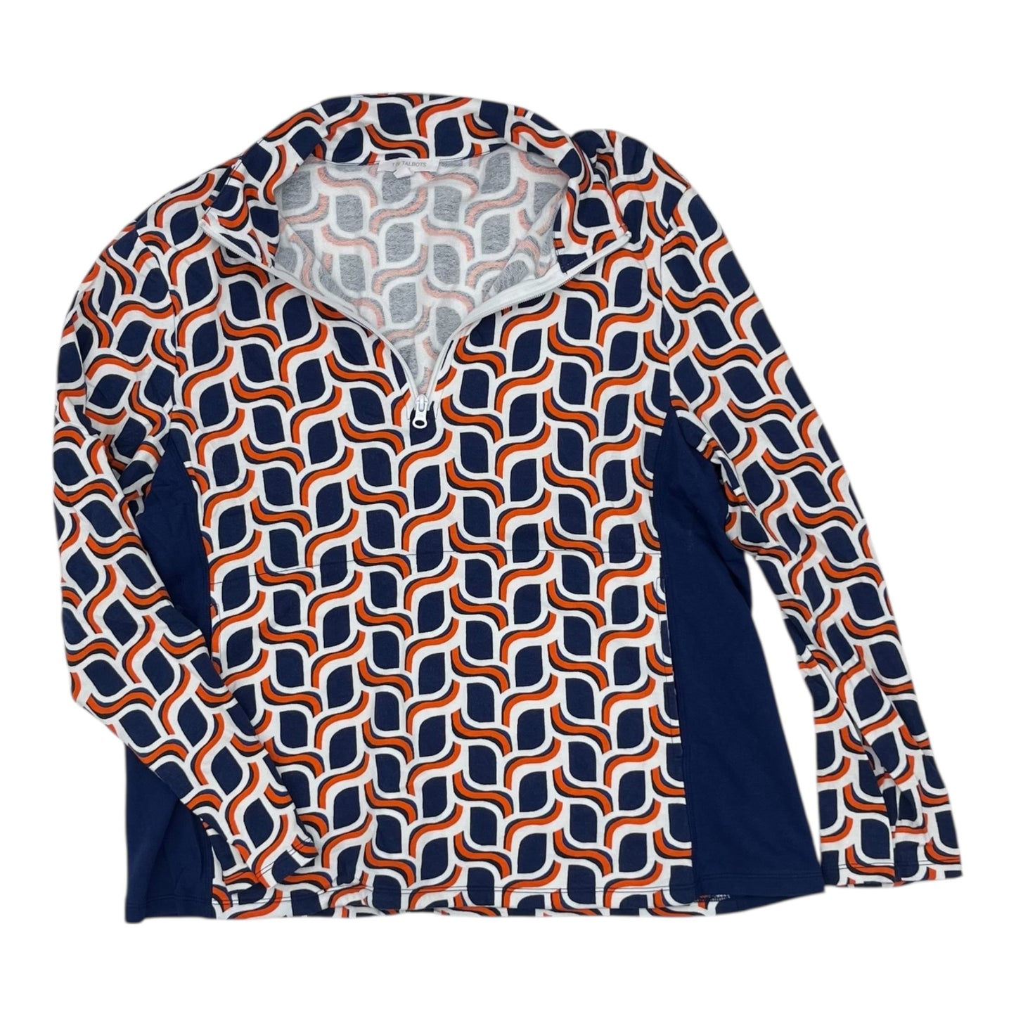 Top Ls By Talbots In Blue Red & White, Size:Xl