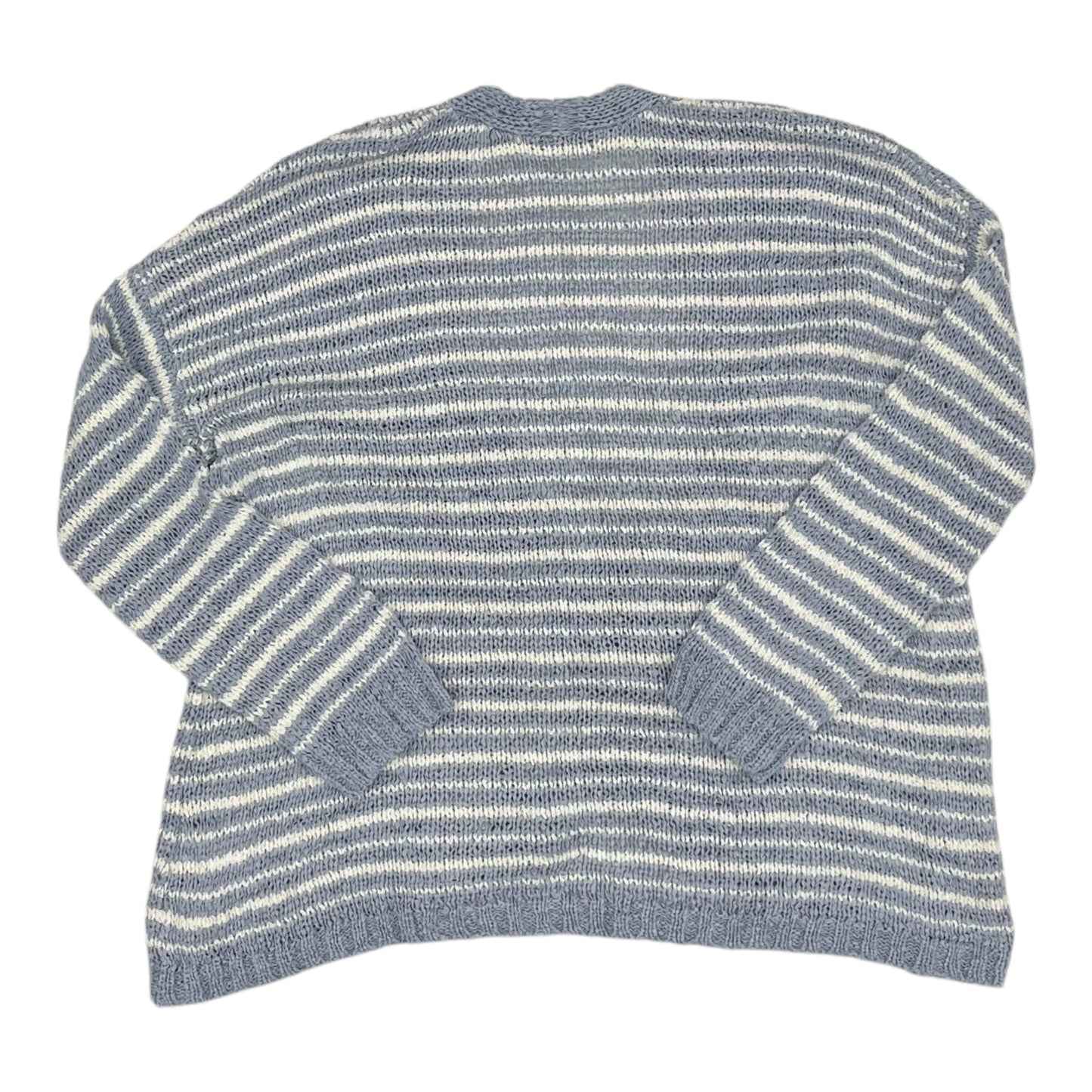 Cardigan By Soft Surroundings In Blue & White, Size:Lp