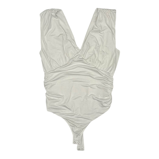 Bodysuit By Express In Cream, Size:L
