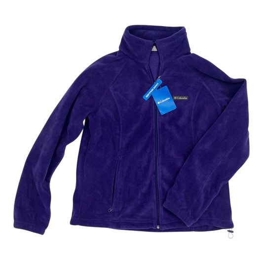 Jacket Faux Fur & Sherpa By Columbia In Purple, Size:Xl