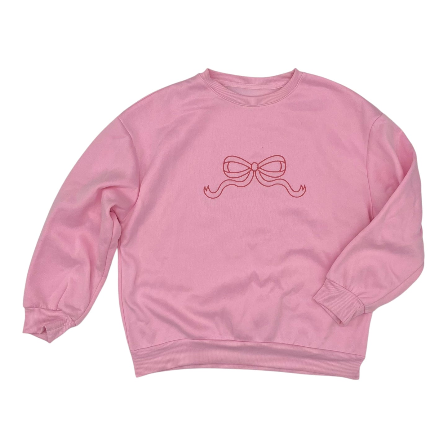 Sweatshirt Crewneck By Shein In Pink, Size:M