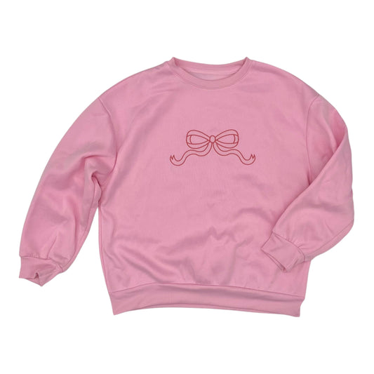 Sweatshirt Crewneck By Shein In Pink, Size:M