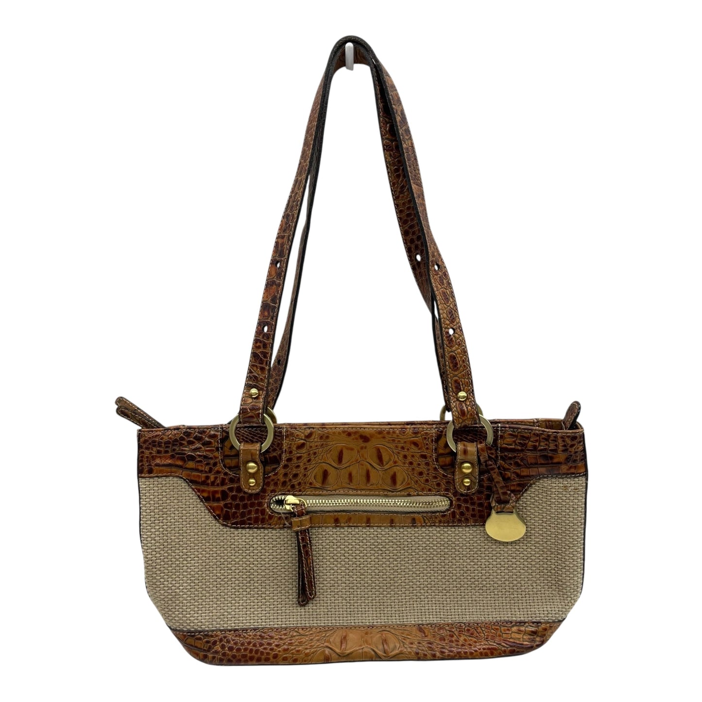 Handbag Designer By Brahmin In Brown, Size:Medium