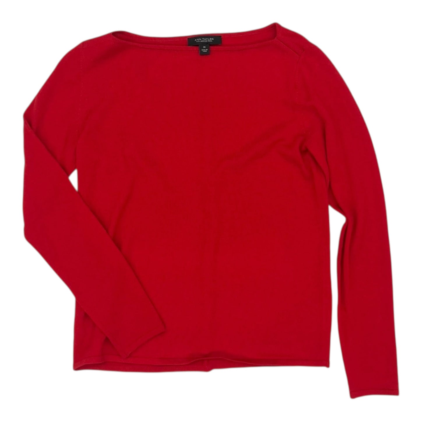 Sweater By Ann Taylor In Red, Size:Xs