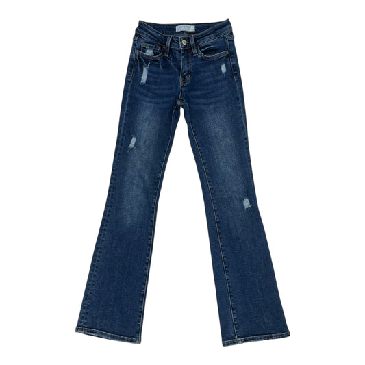 Jeans Flared By Vervet In Blue Denim, Size:0