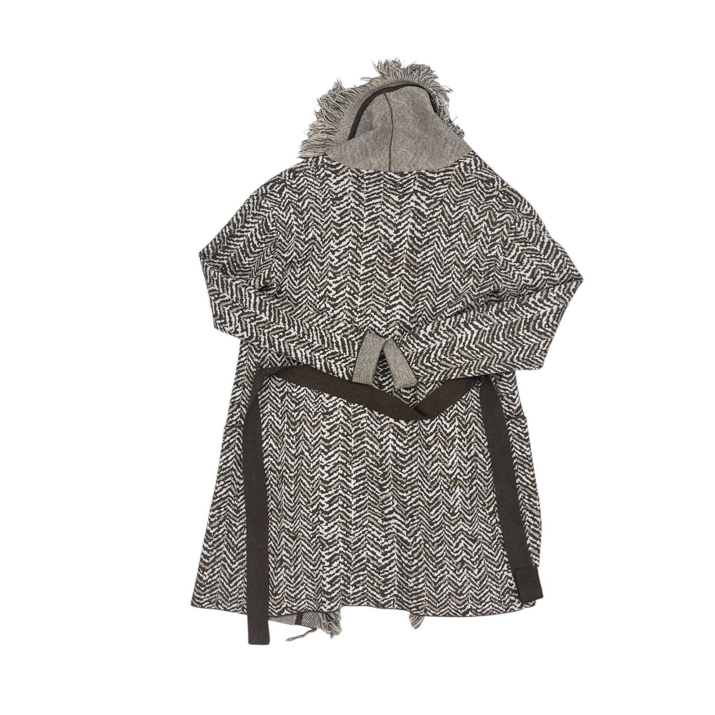 Sweater Cardigan By Nicole Miller In Brown, Size:S