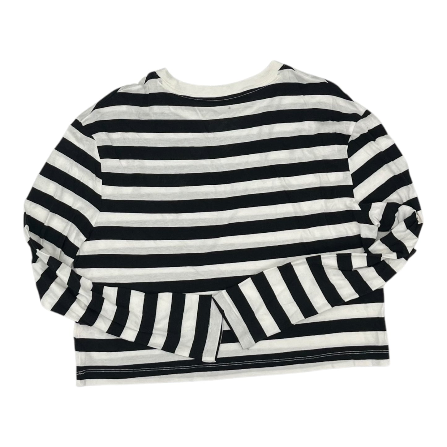Top Ls By A New Day In Striped Pattern, Size:M