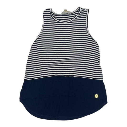 Top Sleeveless Designer By Michael Kors In Blue & Cream, Size:S