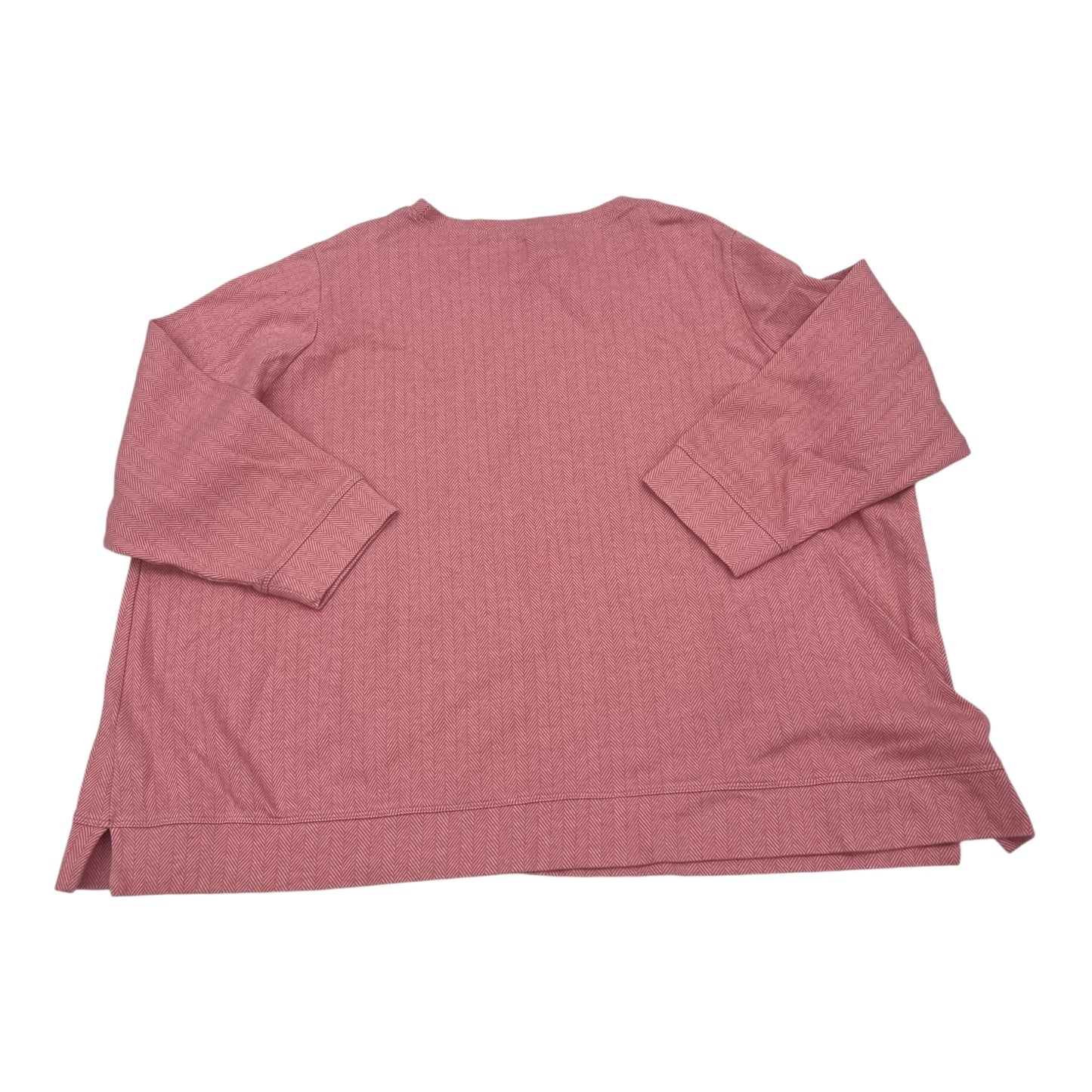 TOP LS by LANDS END In PINK, Size: 3X