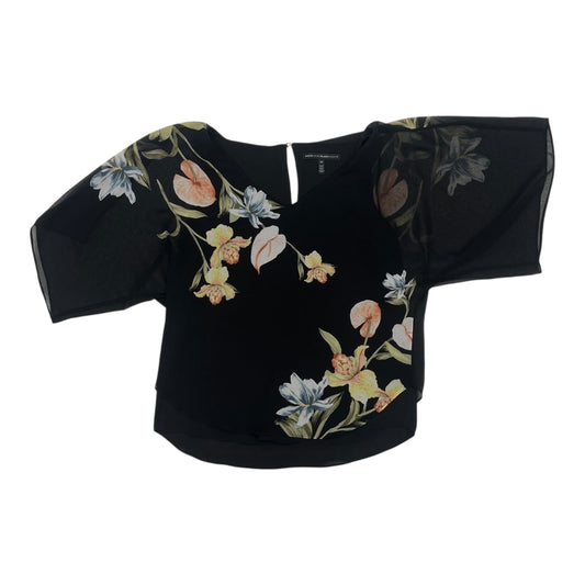 BLOUSE SS by WHITE HOUSE BLACK MARKET in BLACK, Size:XS