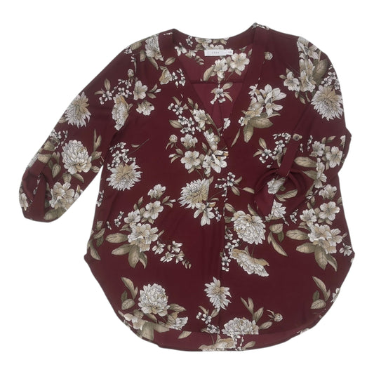 BLOUSE 3/4 SLEEVE by LUSH In RED, Size: M