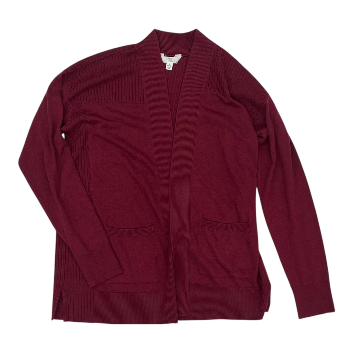 Cardigan By Time And Tru In Red, Size:M