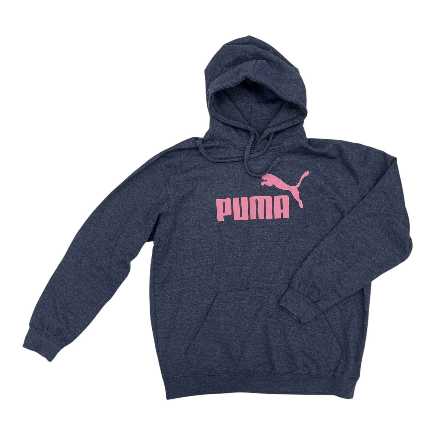 Athletic Sweatshirt Hoodie By Puma In Blue, Size:1X