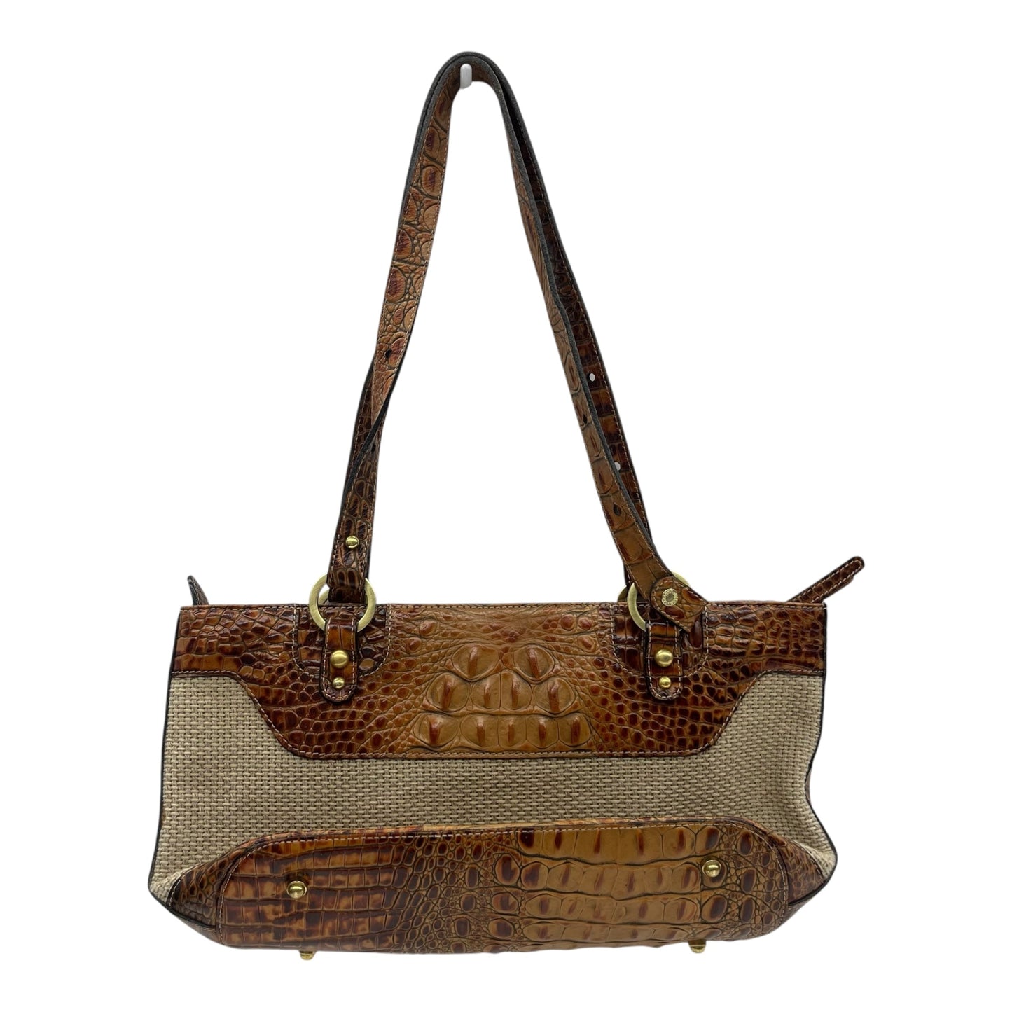 Handbag Designer By Brahmin In Brown, Size:Medium