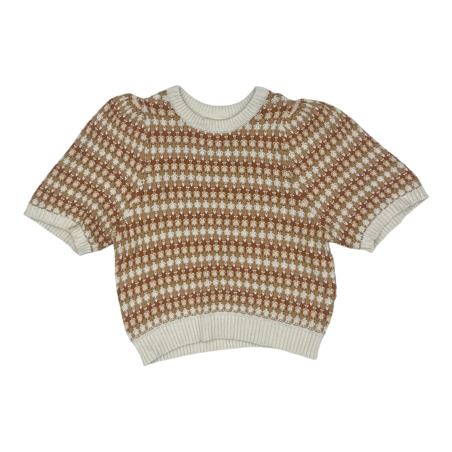 Sweater Ss By Universal Thread In Brown & Tan, Size:Xl