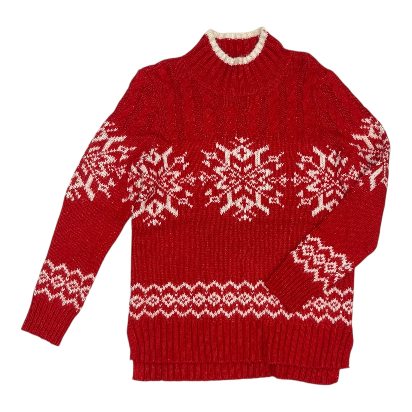 Sweater By Talbots In Red, Size:S